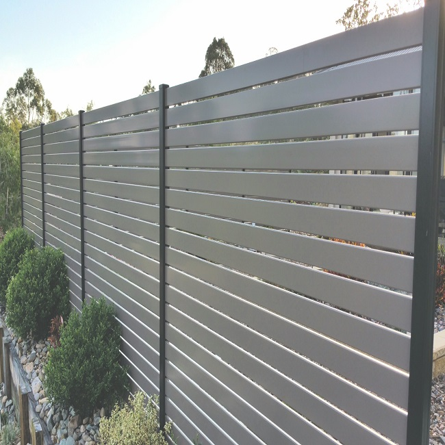 China Customized Horizontal Aluminium Slat Fence for Garden Manufacturers,  Suppliers - Factory Direct Wholesale - SHOWTECH